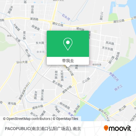 PACOPUBLIC(南京浦口弘阳广场店)地图