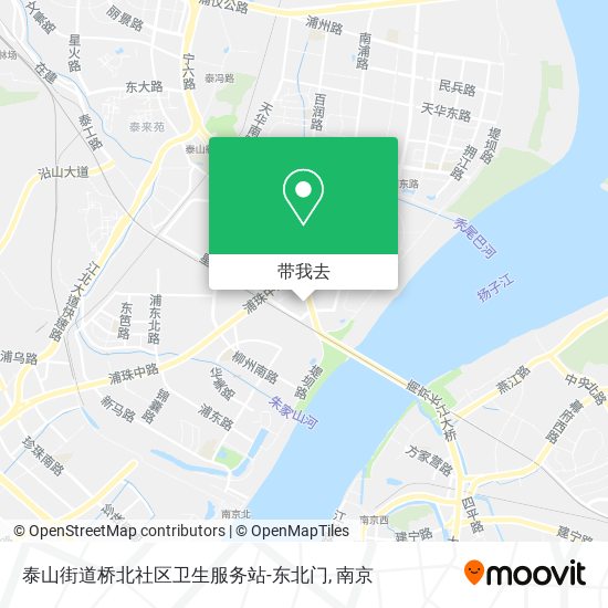 泰山街道桥北社区卫生服务站-东北门地图