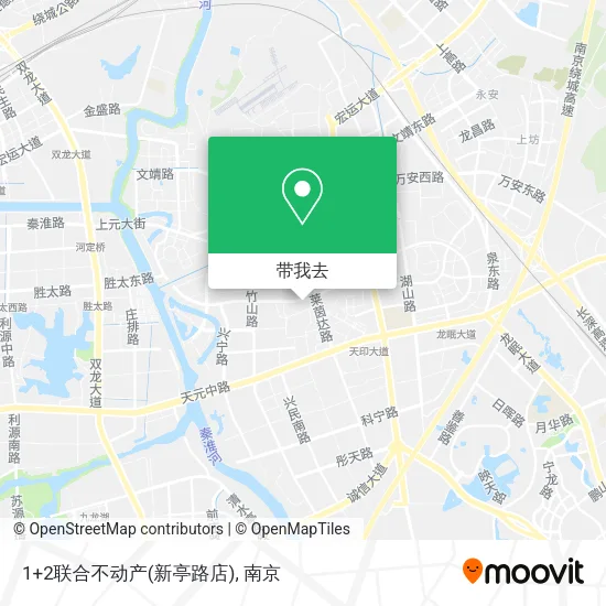 1+2联合不动产(新亭路店)地图