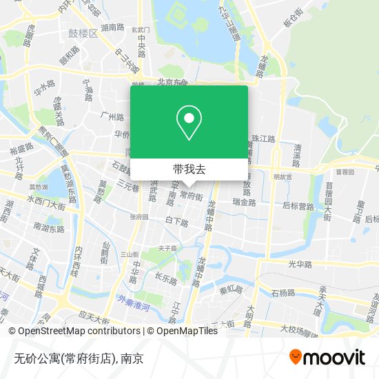 无砎公寓(常府街店)地图