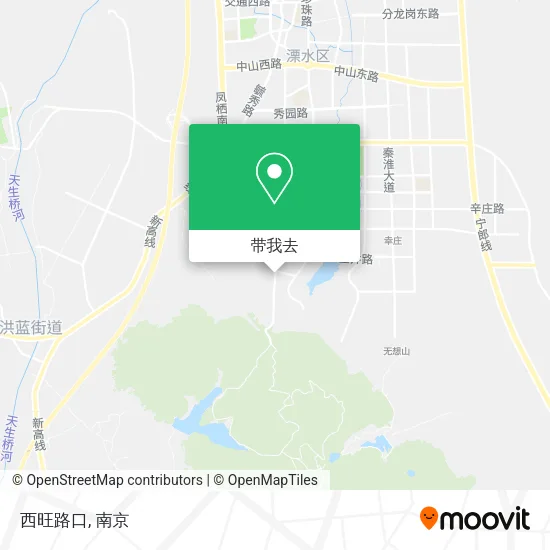 西旺路口地图
