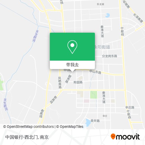 中国银行-西北门地图