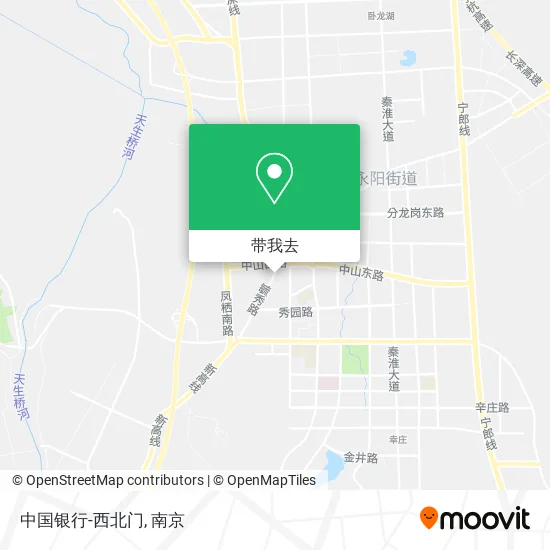中国银行-西北门地图
