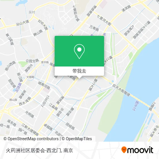 火药洲社区居委会-西北门地图