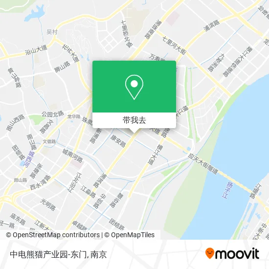 中电熊猫产业园-东门地图
