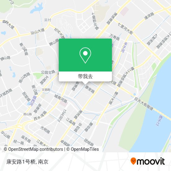 康安路1号桥地图
