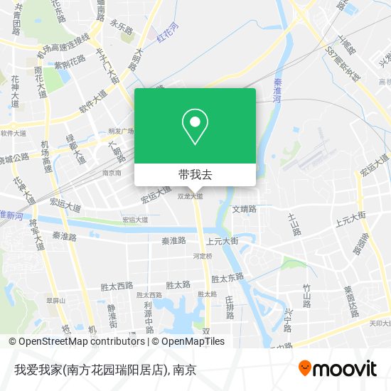 我爱我家(南方花园瑞阳居店)地图