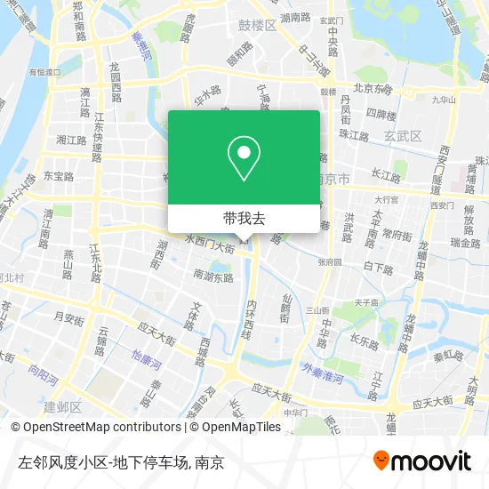 左邻风度小区-地下停车场地图