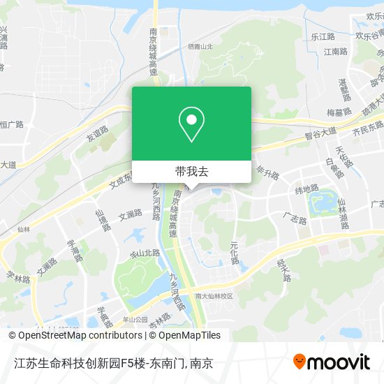 江苏生命科技创新园F5楼-东南门地图