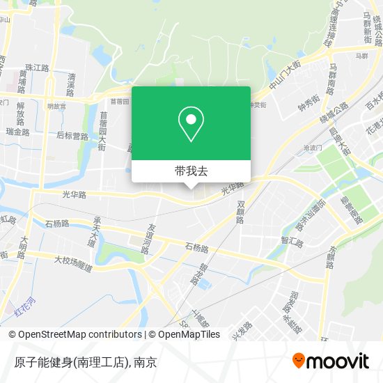 原子能健身(南理工店)地图