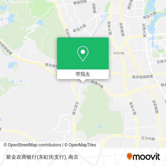 紫金农商银行(东虹街支行)地图