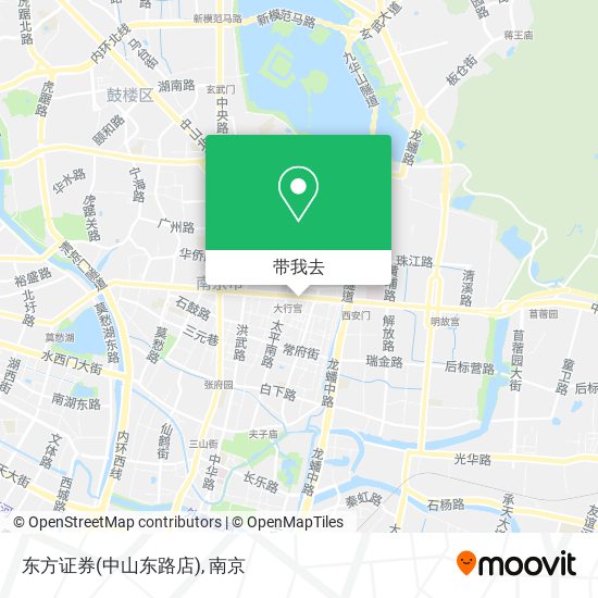 东方证券(中山东路店)地图