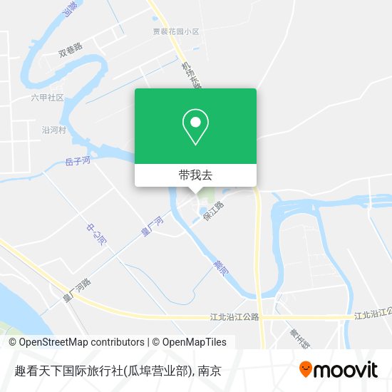趣看天下国际旅行社(瓜埠营业部)地图