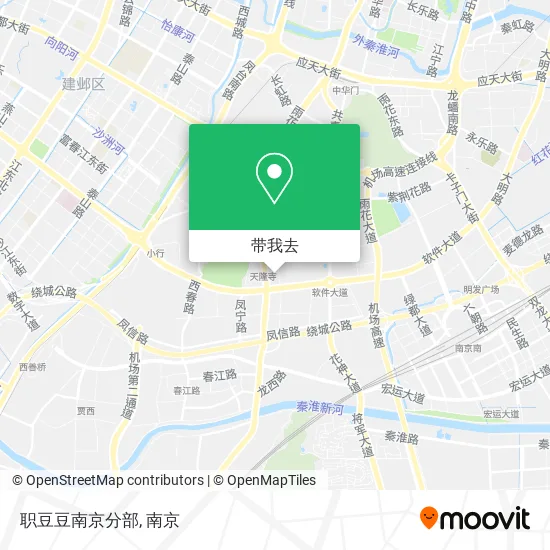 职豆豆南京分部地图