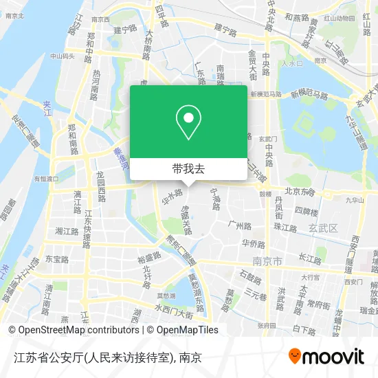 江苏省公安厅(人民来访接待室)地图