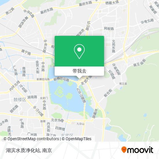 湖滨水质净化站地图