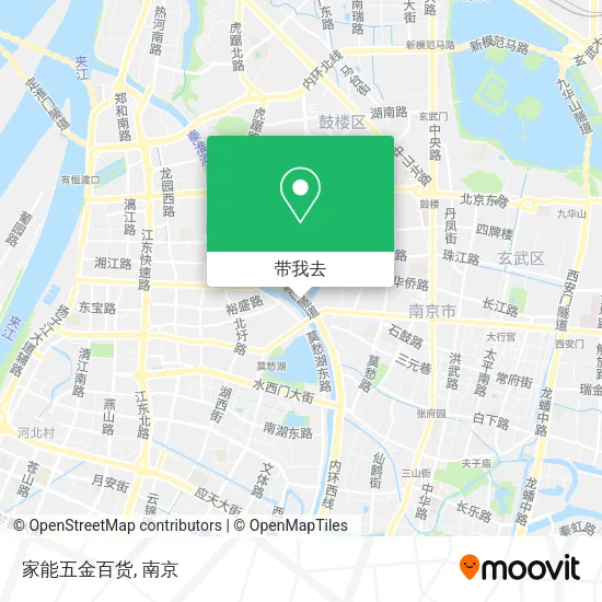 家能五金百货地图