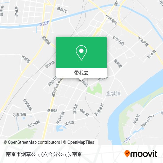 南京市烟草公司(六合分公司)地图
