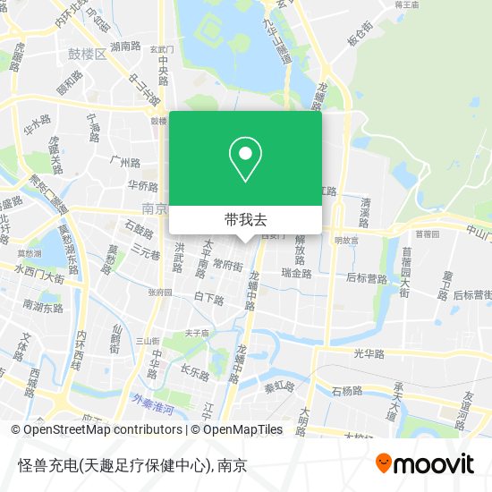 怪兽充电(天趣足疗保健中心)地图