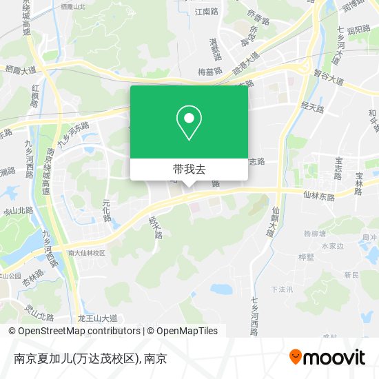 南京夏加儿(万达茂校区)地图