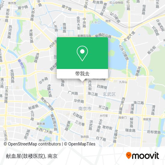 献血屋(鼓楼医院)地图