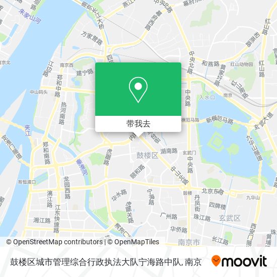 鼓楼区城市管理综合行政执法大队宁海路中队地图
