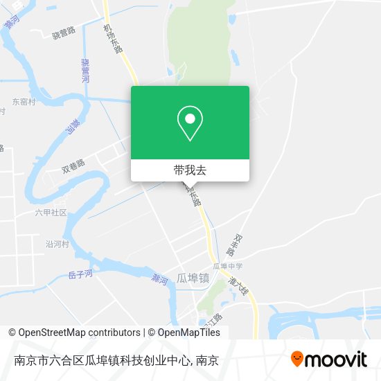 南京市六合区瓜埠镇科技创业中心地图