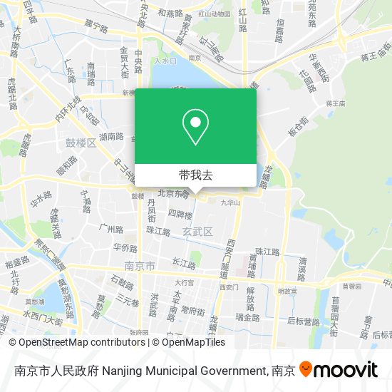 南京市人民政府 Nanjing Municipal Government地图