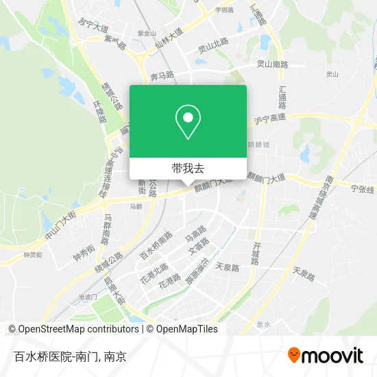 百水桥医院-南门地图