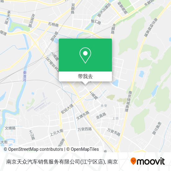 南京天众汽车销售服务有限公司(江宁区店)地图