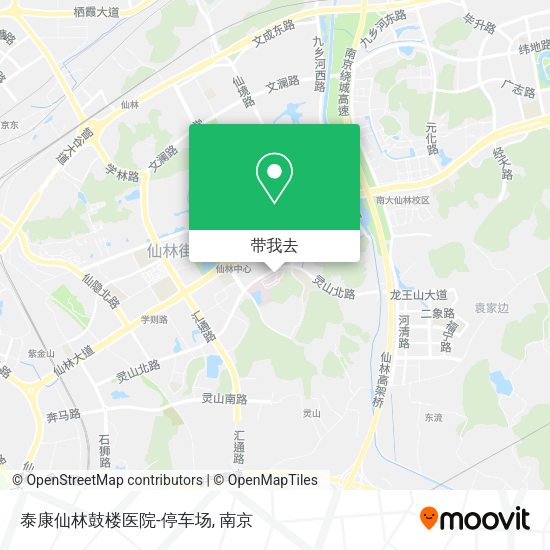 泰康仙林鼓楼医院-停车场地图
