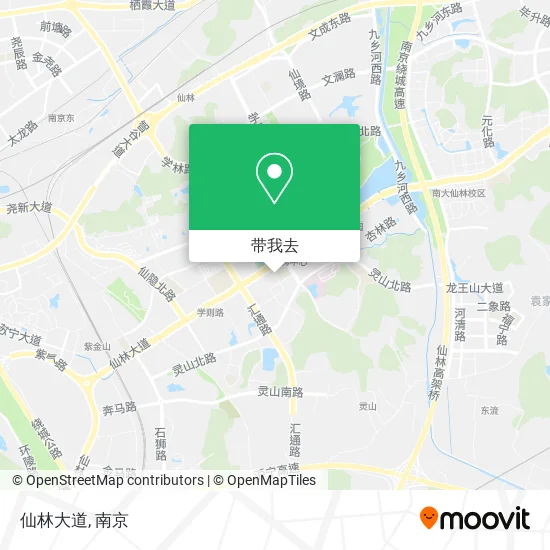 仙林大道地图