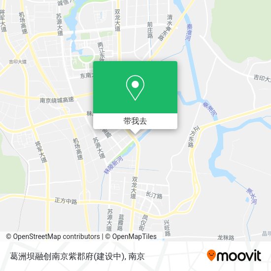 葛洲坝融创南京紫郡府(建设中)地图