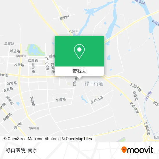 禄口医院地图