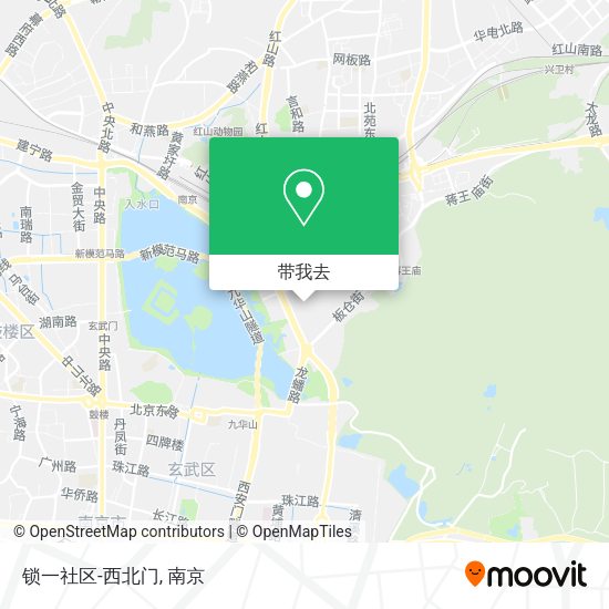 锁一社区-西北门地图
