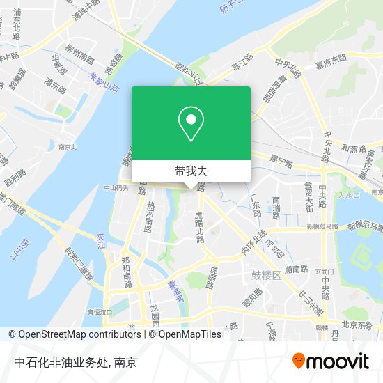 中石化非油业务处地图