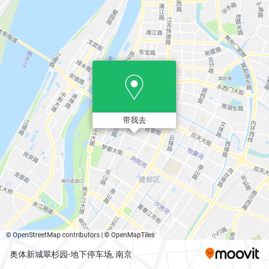 奥体新城翠杉园-地下停车场地图