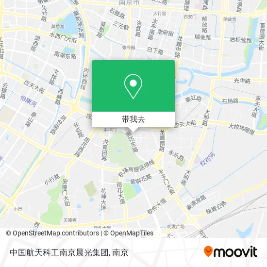 中国航天科工南京晨光集团地图