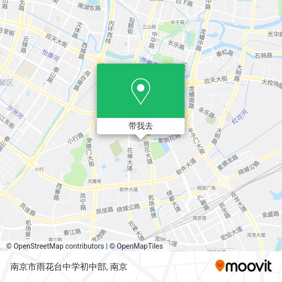 南京市雨花台中学初中部地图
