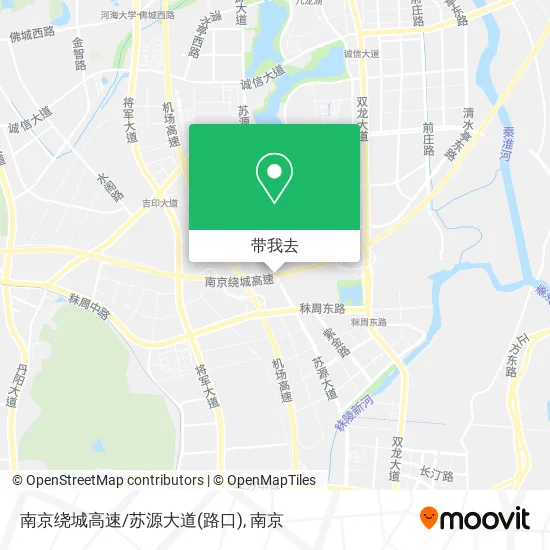 南京绕城高速/苏源大道(路口)地图