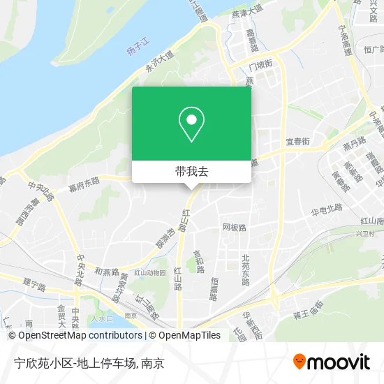 宁欣苑小区-地上停车场地图