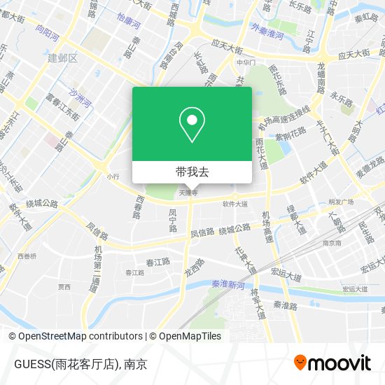 GUESS(雨花客厅店)地图