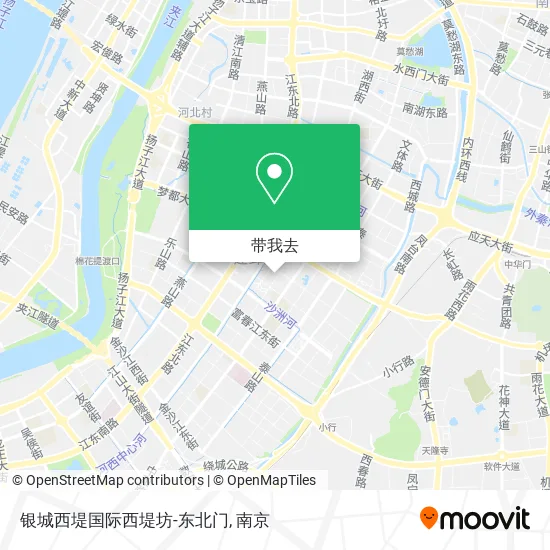 银城西堤国际西堤坊-东北门地图