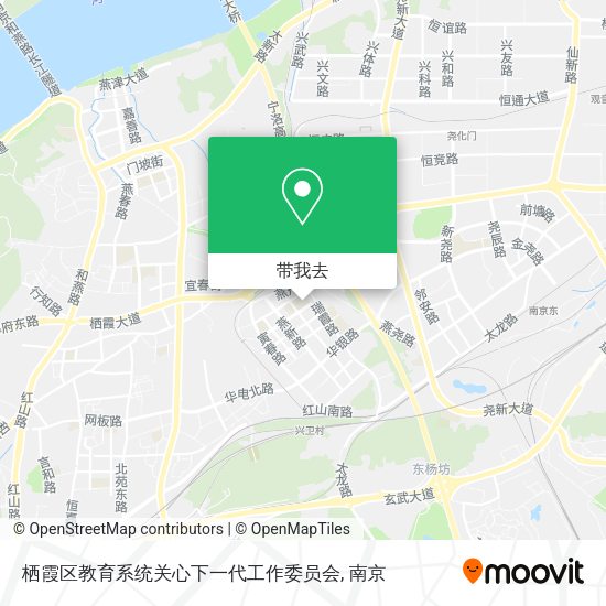 栖霞区教育系统关心下一代工作委员会地图