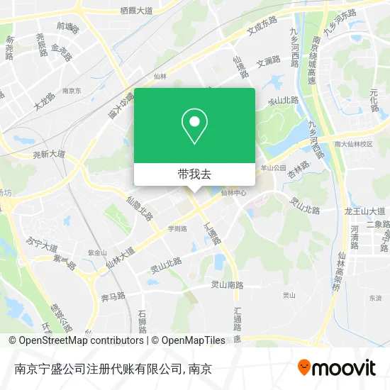 南京宁盛公司注册代账有限公司地图