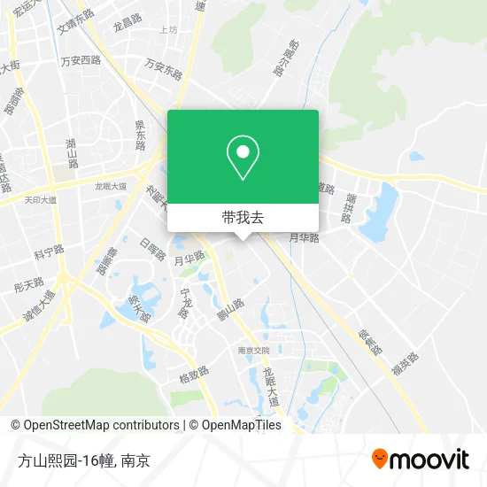 方山熙园-16幢地图