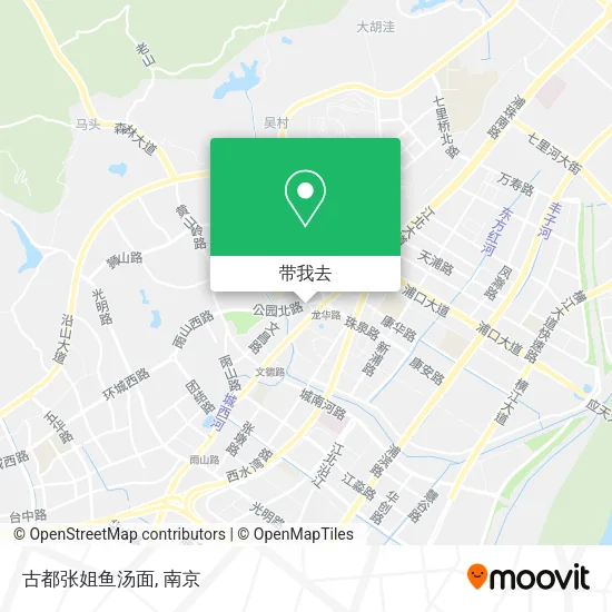 古都张姐鱼汤面地图
