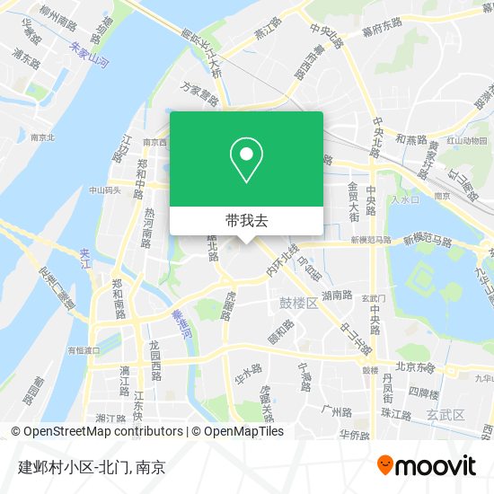 建邺村小区-北门地图