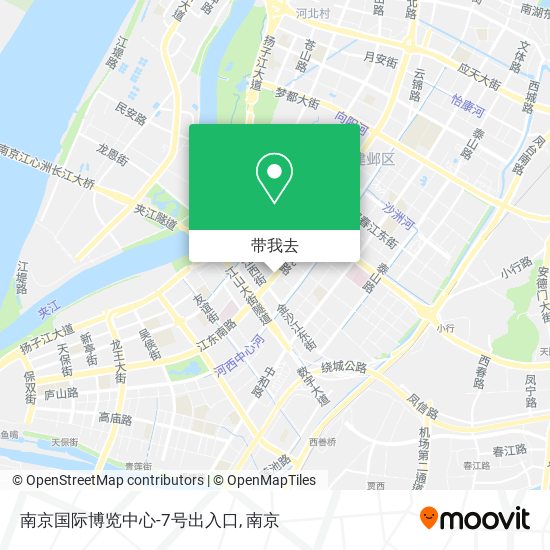 南京国际博览中心-7号出入口地图