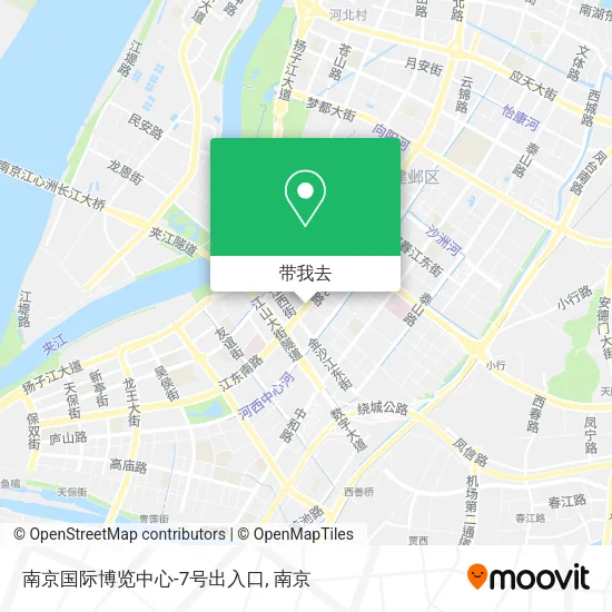 南京国际博览中心-7号出入口地图